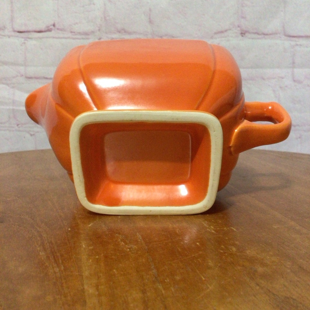 Vintage Homer Laughlin Riviera Red Creamer - Picture 6 of 7